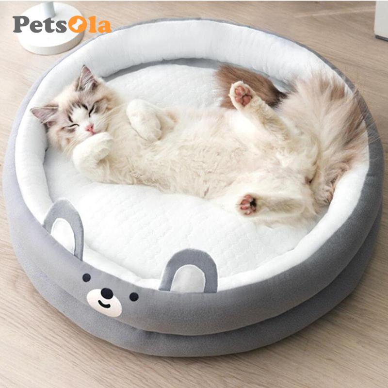 Đệm Nằm Hình Tròn Dành Cho Mèo / Thỏ Koolsoo21