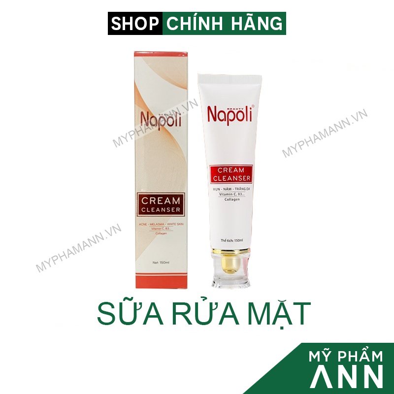 Sữa Rửa Mặt Dâu Tây Napoli Chính Hãng Hải Âu Việt 150ml