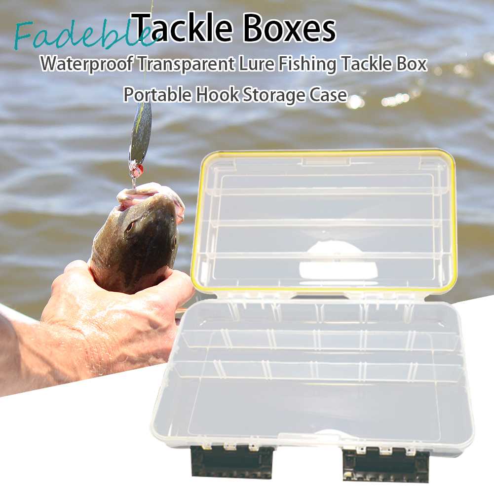 Hộp Đựng Mồi Câu Cá Trong Suốt Chống Thấm Nước Tiện Dụng Ốp