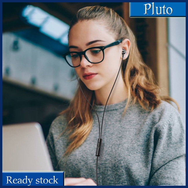 Mới Tai Nghe Nhét Tai Jack 3.5mm + 3.5mm Có Micro Âm Thanh Siêu Trầm Điện Thoại