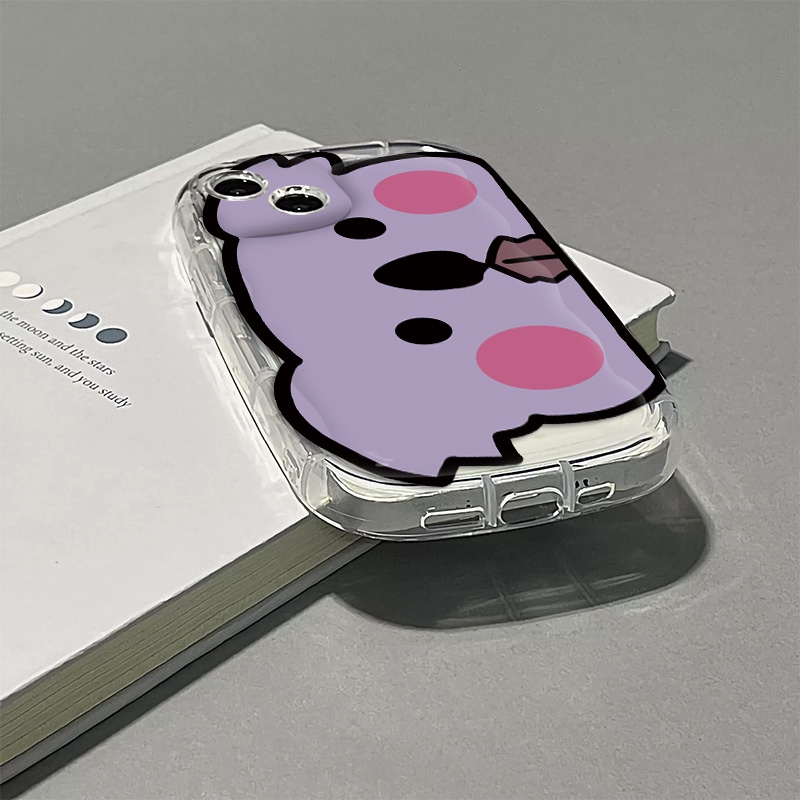 Ốp Điện Thoại Silicone Mềm Trong Suốt Chống Sốc In Hình Gấu Dễ Thương Cho IPhone 14 13 12 11 Pro Max XS X XR 8 + 7 Plus