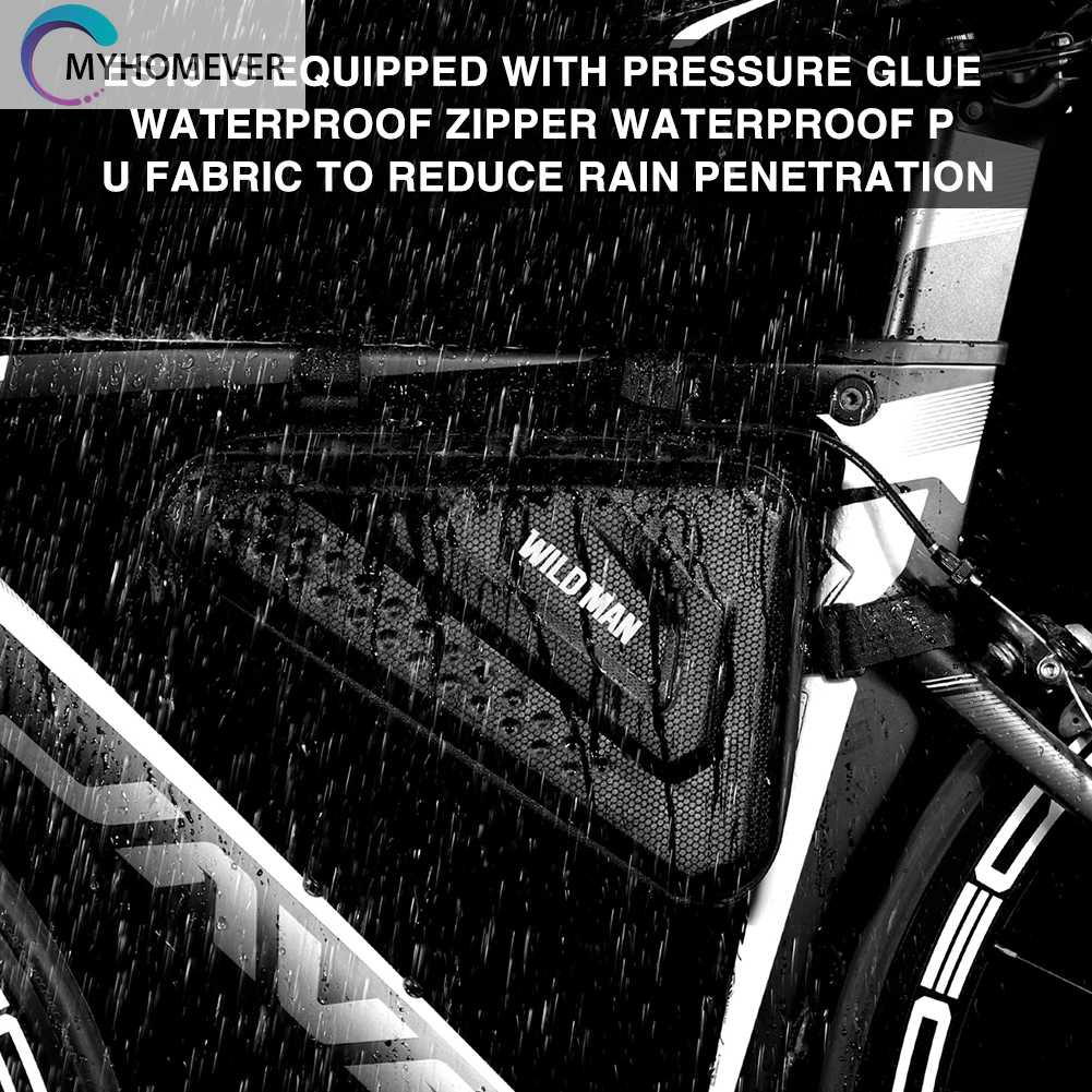 Túi Tam Giác Đựng Điện Thoại Gắn Khung Trước Xe Đạp Tiện Lợi