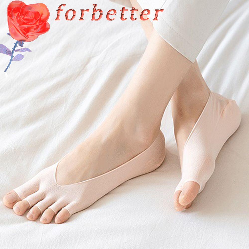 Vớ Cotton Lụa Lạnh Thoáng Khí Không Ngón Phong Cách Harajuku Cổ Điển Thời Trang Mùa Hè Cho Nữ