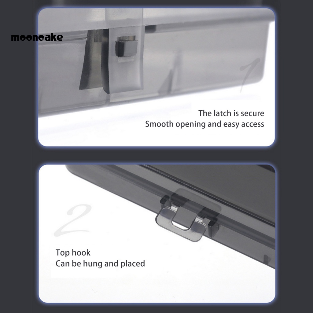 < Mooncake > Hộp Đựng Dụng Cụ Câu Cá Bằng PP Có Độ Bền Cao