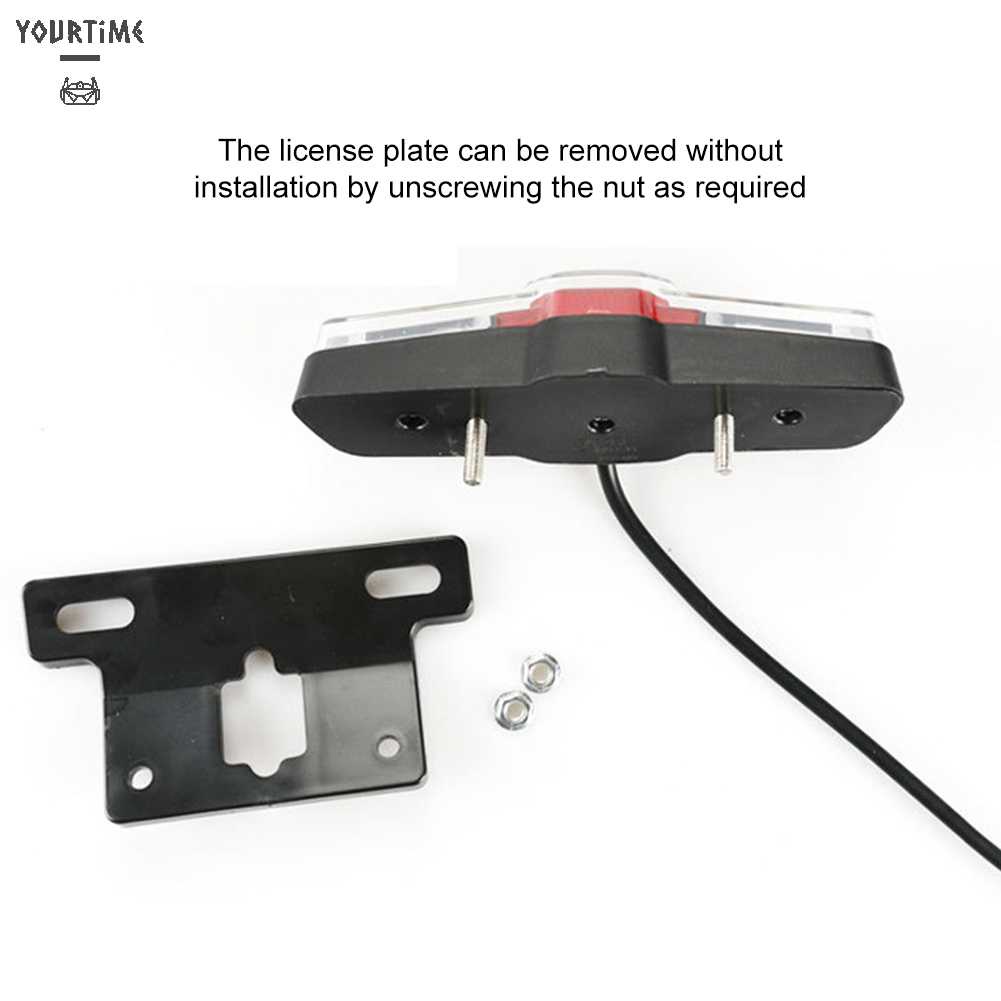 Đèn LED Xi Nhan 36-60V Chống Thấm Nước Gắn Đuôi Xe Đạp Điện