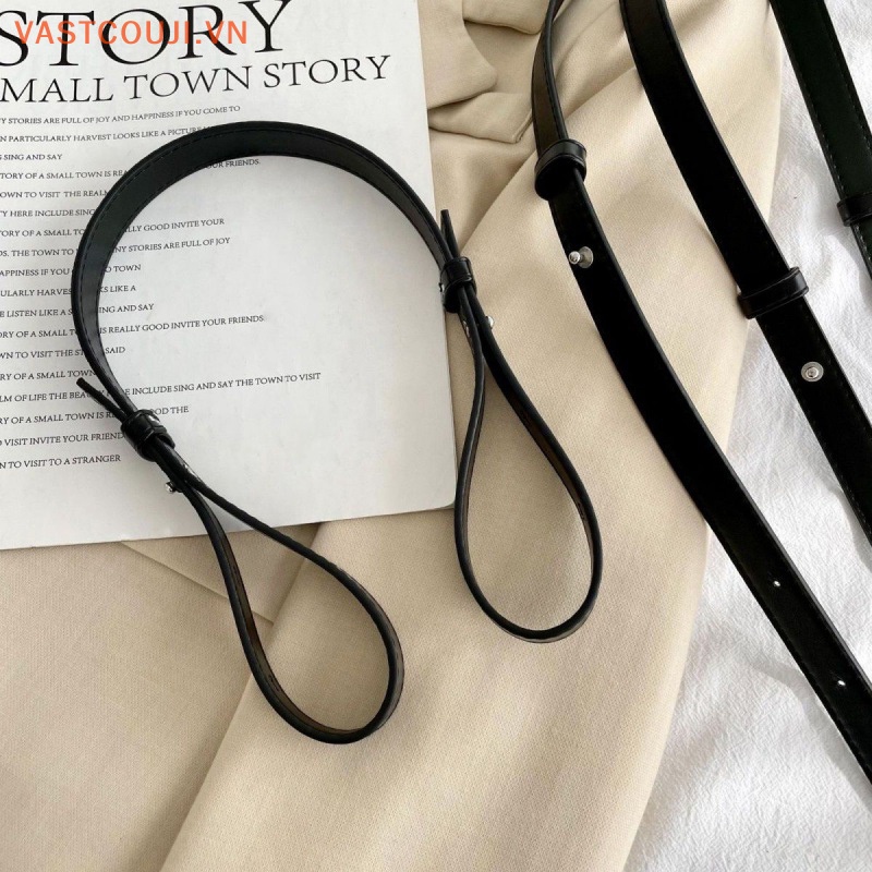 Dây Đeo Túi Xách Bằng Da Màu Trắng Thời Trang