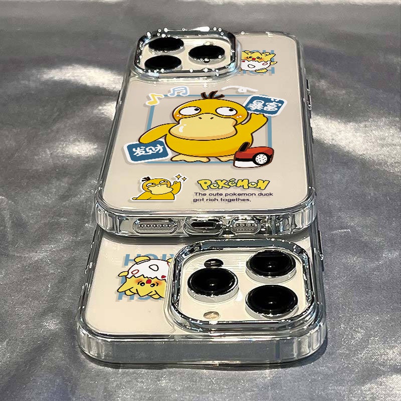 ✅Ốp Điện Thoại Dẻo Họa Tiết Chú Vịt Dễ Thương Chống Sốc Cho iPhone12711maxplus / MYAX 14pro 813