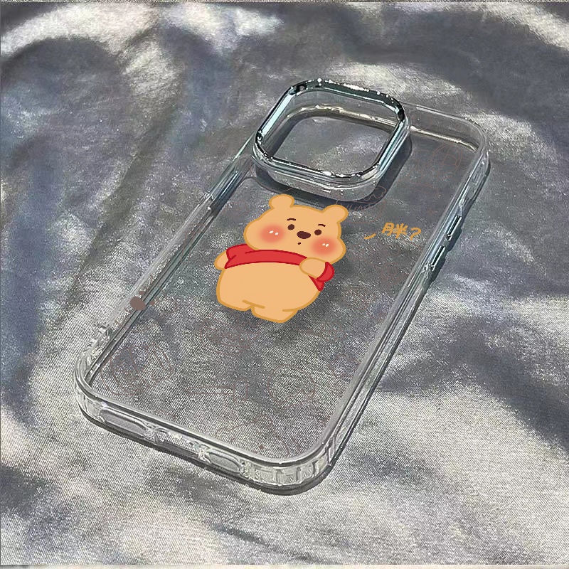 ✅Ốp Điện Thoại Mềm Hình Gấu Pooh Chống Sốc Cho Iphone Max8 / 13 7 14pro 11iPhone12 W7MS