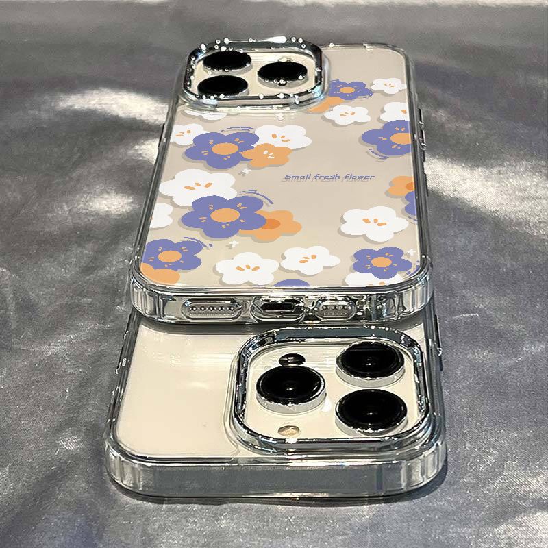 ✅Ốp Điện Thoại Mềm Chống Sốc Họa Tiết Hoa Nhỏ Cho Iphone plusmax8iPhone12 7 xs11 / 14pro 13 7MFO