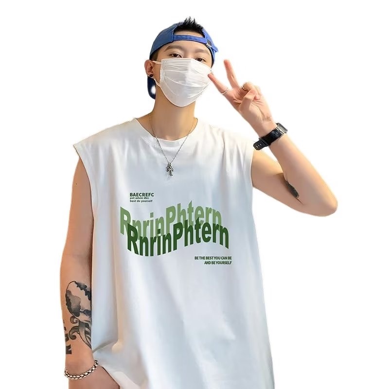 Áo Thun Thể Thao Sát Nách Dáng Rộng Vải Lụa Mát Nhanh Khô Thời Trang Mùa Hè Cho Nam