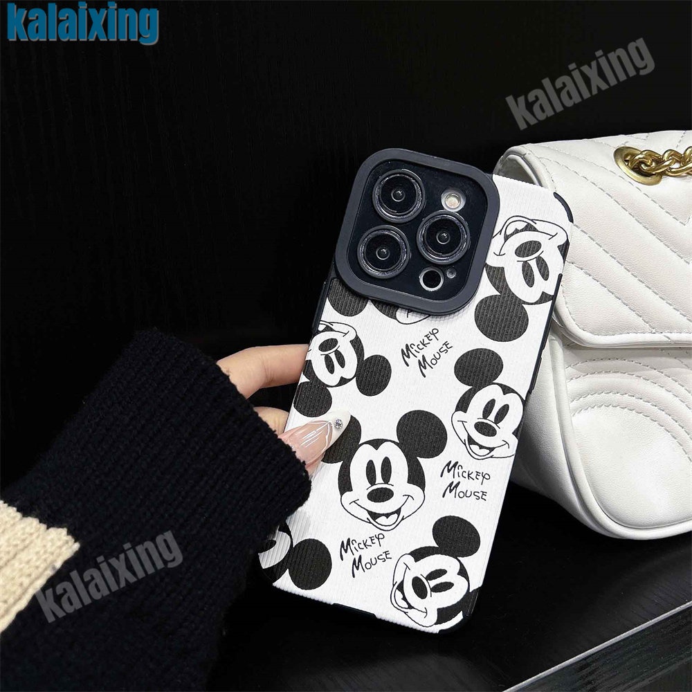 Ốp Điện Thoại Mềm In Hình Chuột Mickey Cho iPhone 11 12 13 14 Pro Max 14 Plus Xs Max X XR 7 8 Plus
