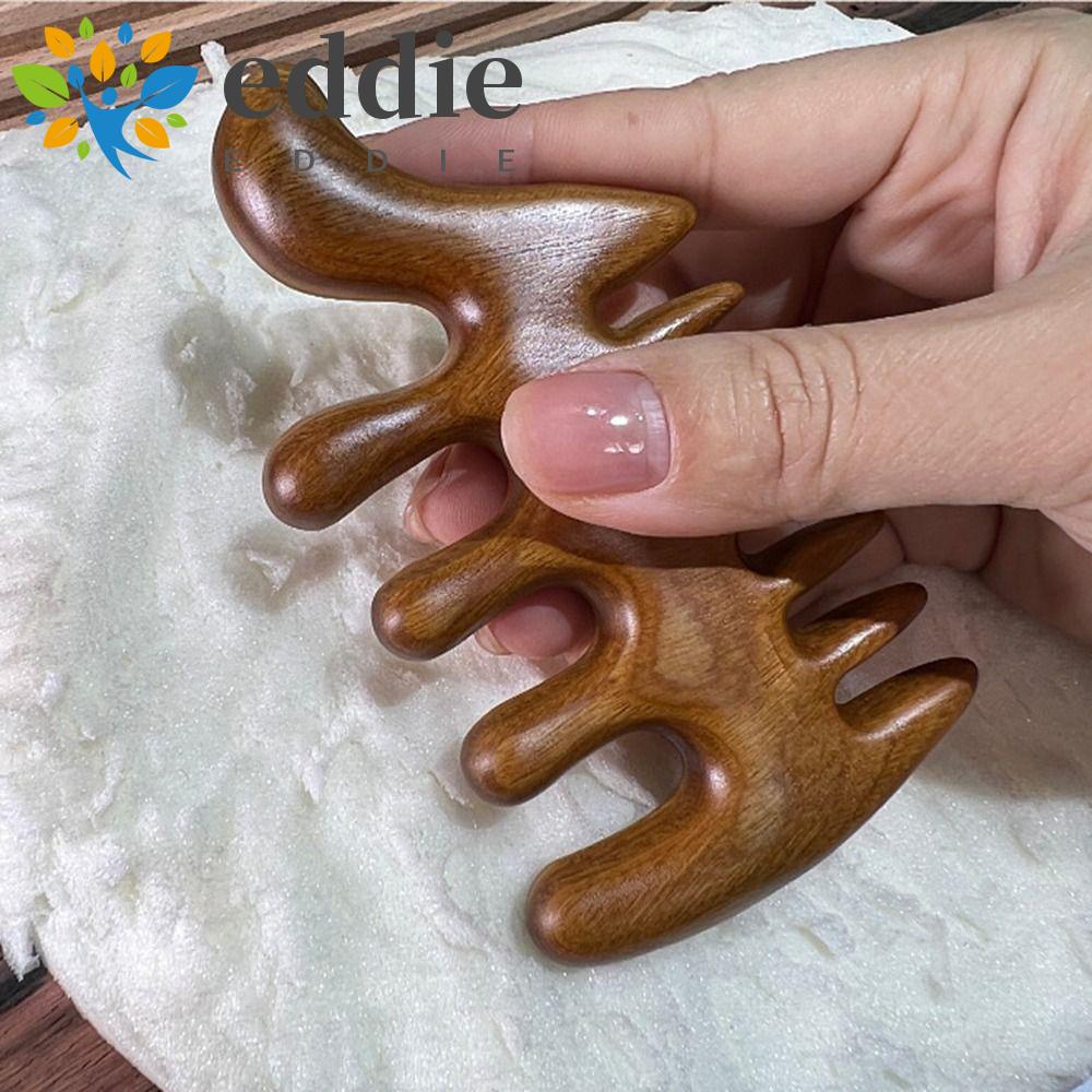 Lược Gỗ 26Ede Mát Xa Da Đầu Chống Tĩnh Điện Cho Spa