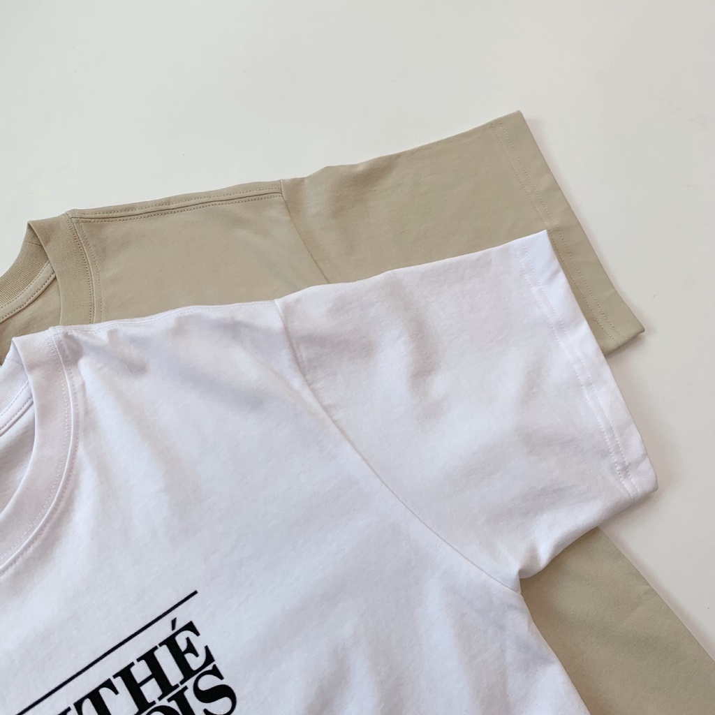 Marithe Korea TXT Choi Soo Bin Áo Thun Ngắn Tay Dáng Rộng Có logo Chữ Phong Cách Hàn Quốc Cho Nam Và Nữ