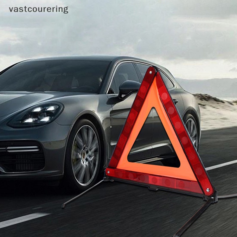 Miếng Dán Phản Quang Hình Tam Giác Màu Đỏ Cảnh Báo An Toàn Khẩn Cấp Cho Xe Hơi