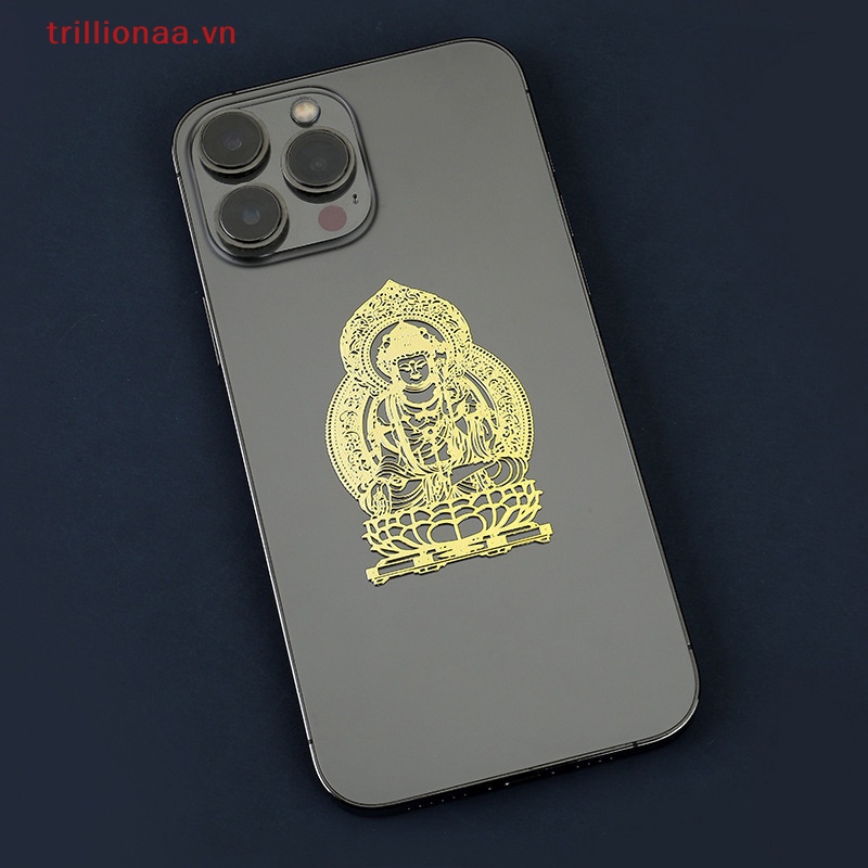 Miếng Dán Biểu Tượng Công Giáo Jesus Bằng Kim Loại Trang Trí