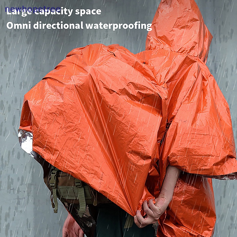 Áo Mưa Khẩn Cấp 5 Trong 1 Tiện Lợi Cho Dã Ngoại