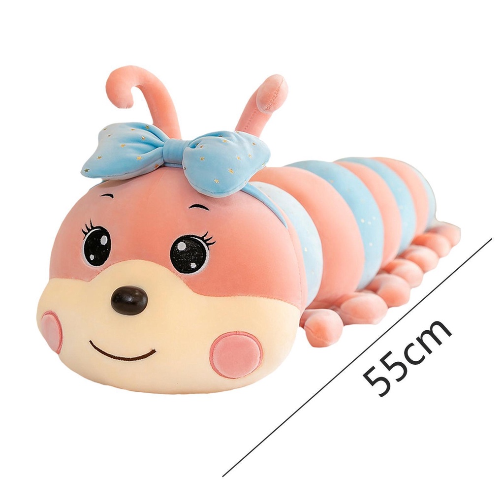 Gối Nhồi Bông Hình Sâu Bướm Mềm Mại Dành Cho Trẻ