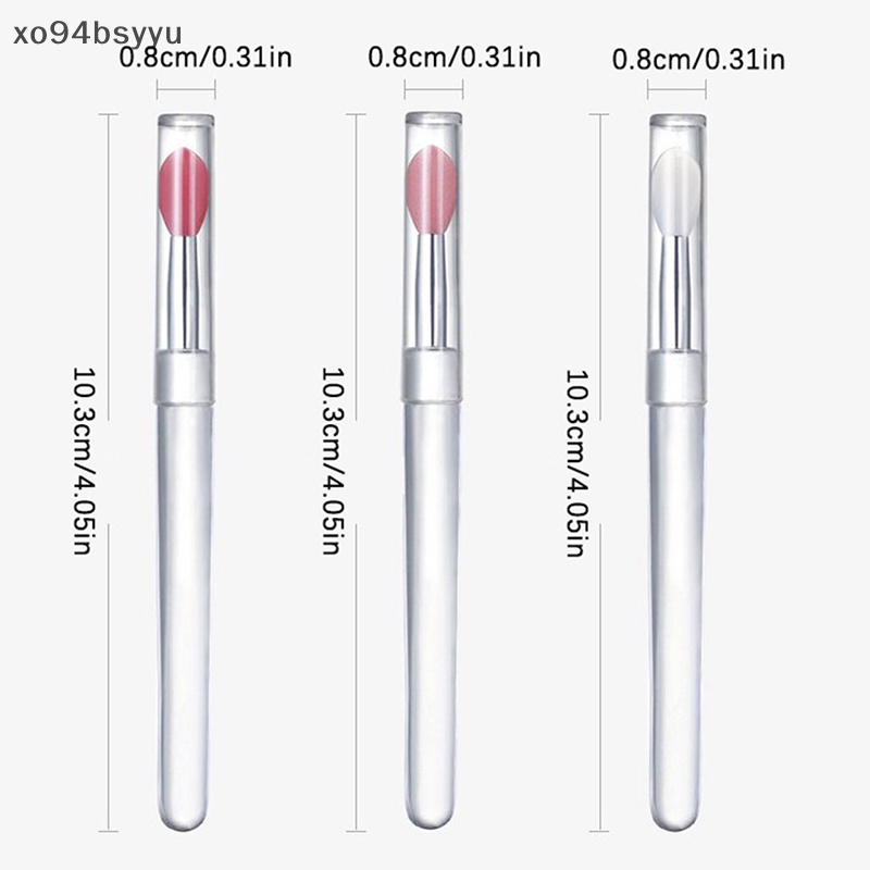 Set 3 Cọ Đắp Mặt Nạ Môi Bằng Silicon Chống Bụi Xo94Bsyu