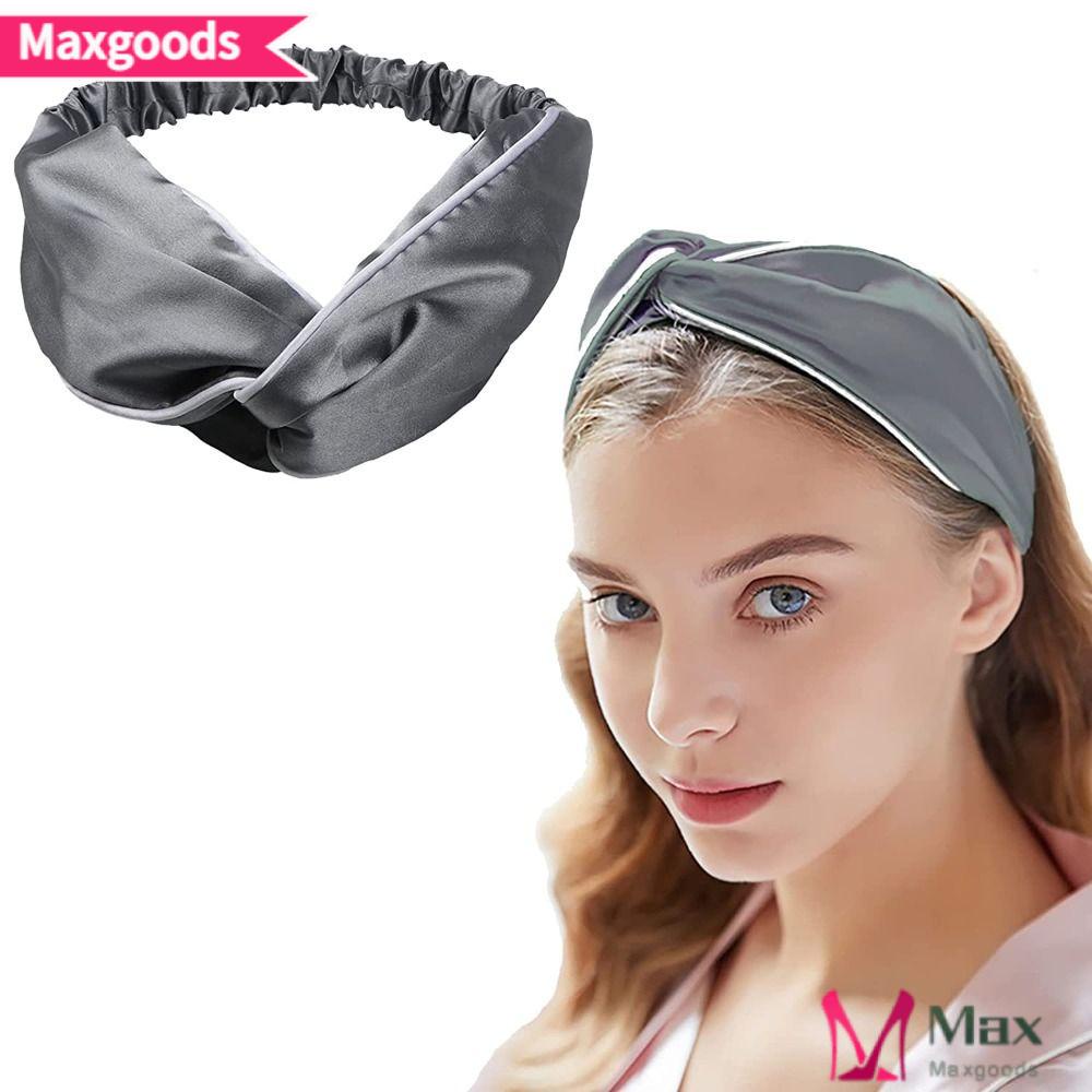 Băng Đô Cài Tóc Bằng Lụa Satin Rửa Mặt Trang Điểm Cho Nữ