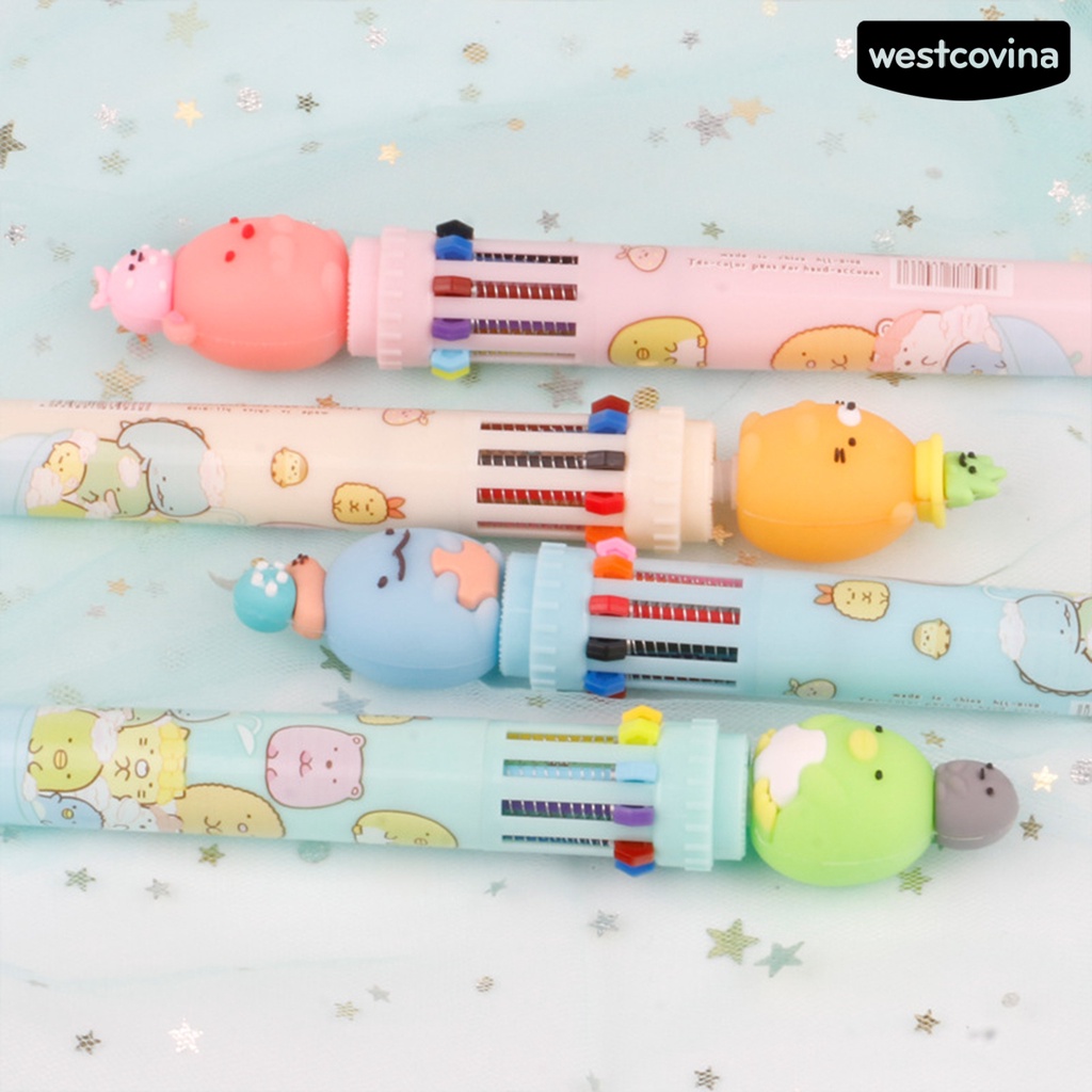 [WSTN] [WSTN]✎Bút Bi Họa Tiết Hoạt Hình Nhanh Khô Không Mùi Tiện Dụng