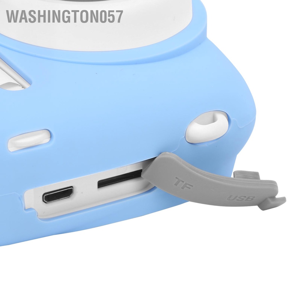 Washington057 Máy ảnh selfie kỹ thuật số cho trẻ em P01B In tức thì Màn hình IPS 2 4 inch ghi video Ống kính kép 1800W