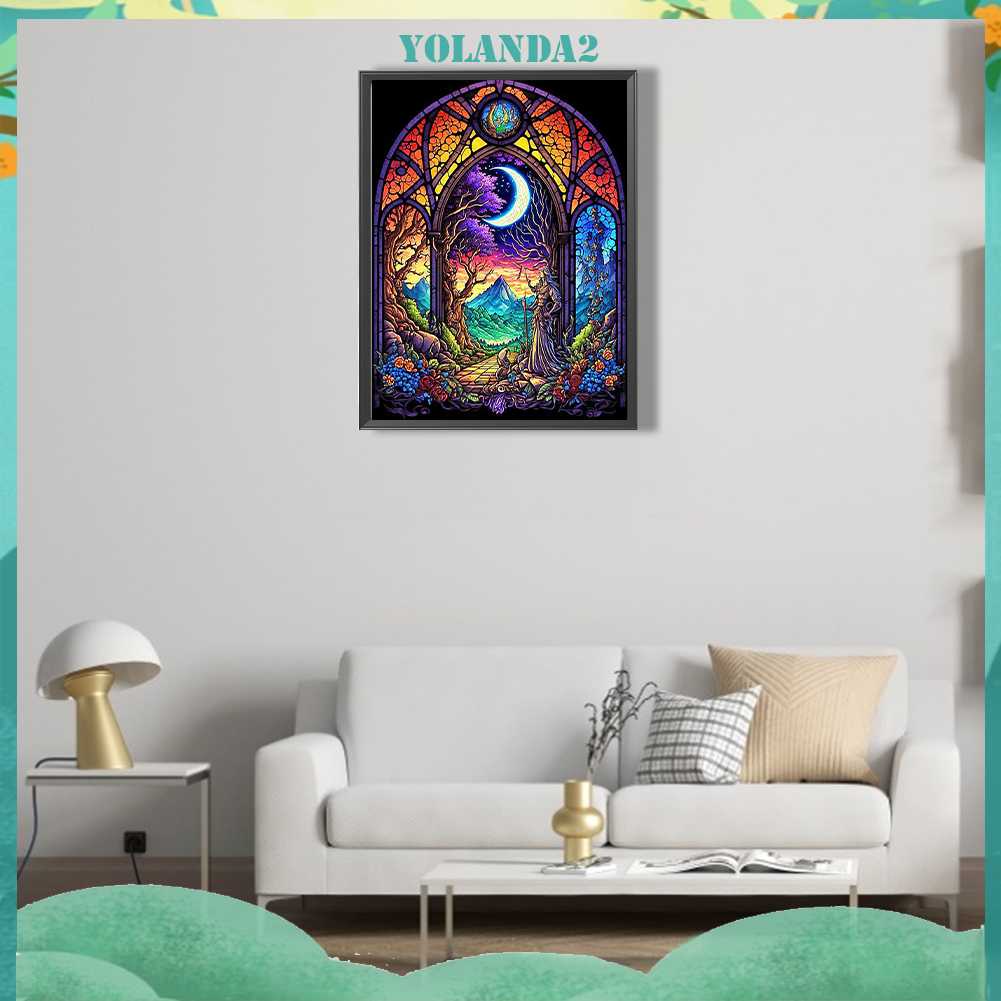 Tranh Đính Đá Kim Cương Toàn Bộ 5D DIY Hình Vẽ Nghệ Thuật Trang Trí Nhà Cửa