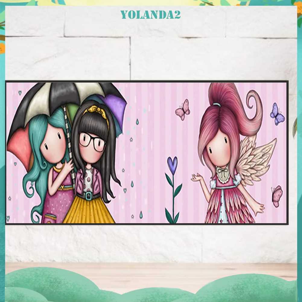 Tranh Đính Đá Kim Cương Toàn Bộ 5D DIY Hình Búp Bê