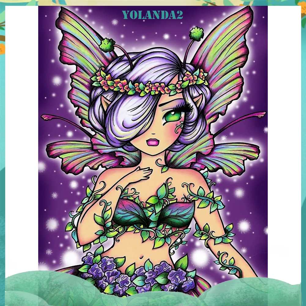 Tranh Đính Đá Kim Cương Toàn Bộ 5D DIY Hình Vẽ Cô Gái Trang Trí Nhà Cửa