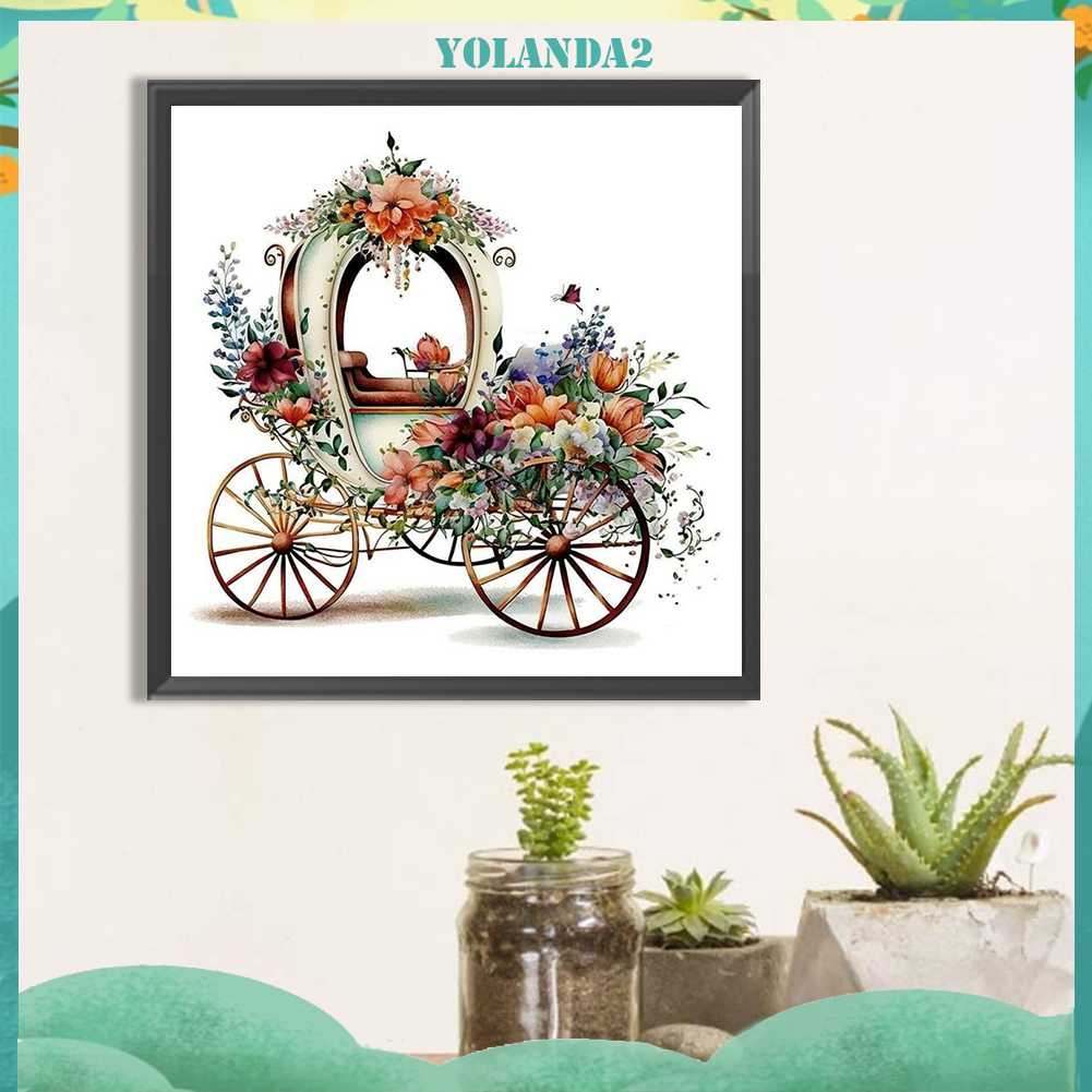 Tranh Đính Đá Kim Cương Toàn Bộ 5D DIY Hình Vẽ Phương Tiện Giao Thông