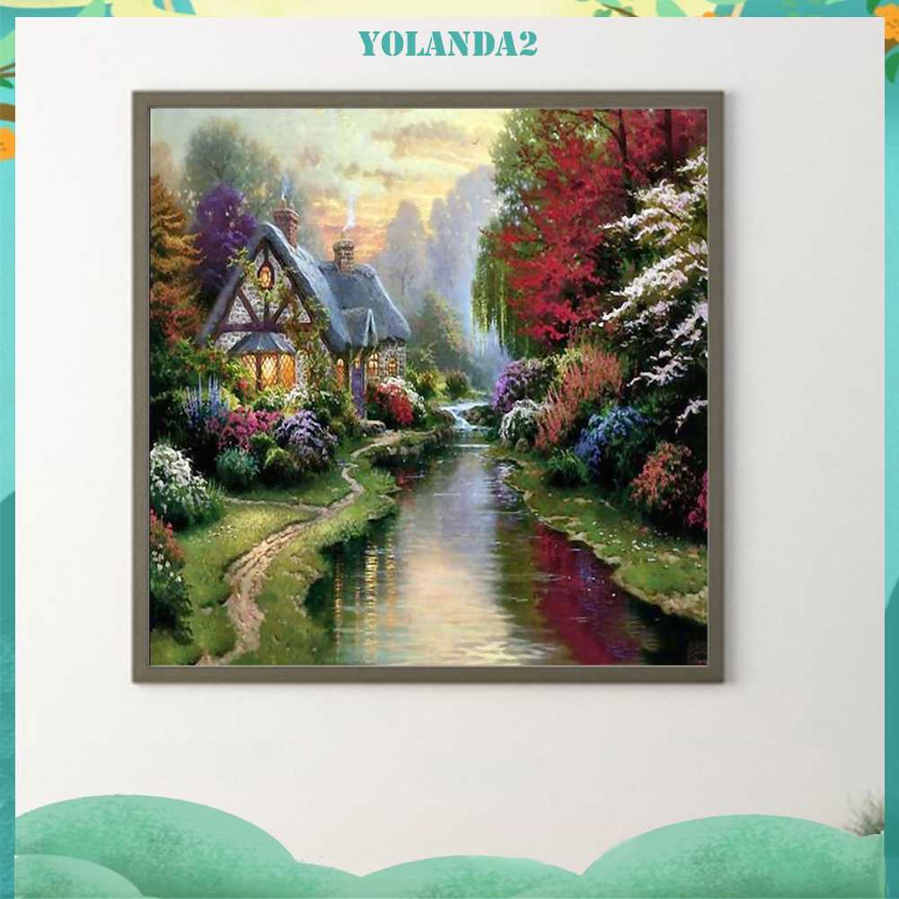 Tranh Đính Đá Kim Cương Toàn Bộ 5D DIY Hình Vẽ Nghệ Thuật Trang Trí Nhà Cửa