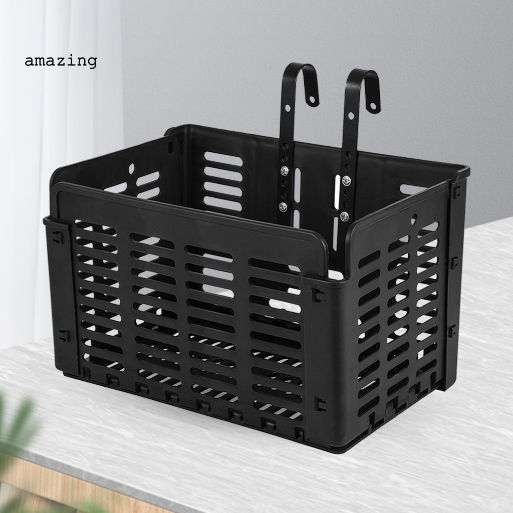 Giỏ Xe Đạp Màu Đen Có Thể Tháo Rời Tiện Dụng