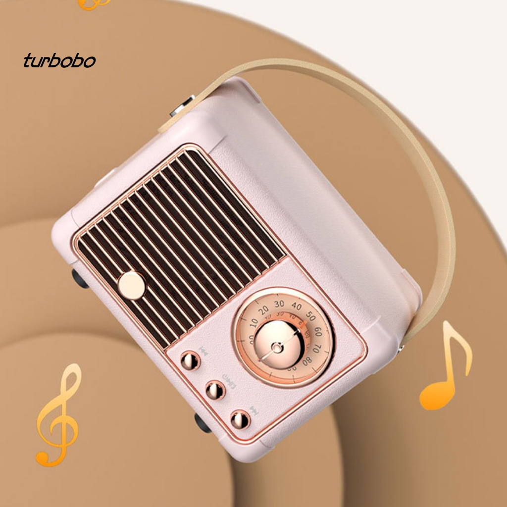 Loa Bluetooth Không Dây Âm Thanh Siêu Trầm Phong Cách Retro Và Phụ Kiện