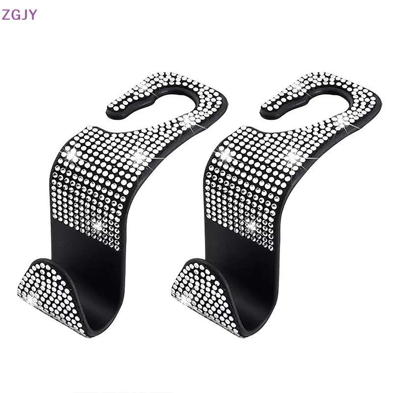 Móc Treo Đồ Gắn Ghế Xe Hơi Đính Đá Kim Cương Mới