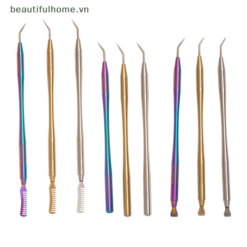 Que Vệ Sinh Lông Mi 2 Trong 1 Bằng Thép Không Gỉ