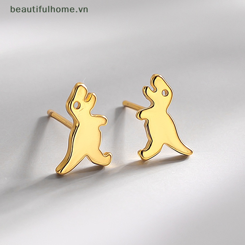 Bông Tai Hình Khủng Long Mini Đơn Giản Thời Trang Cho Nữ