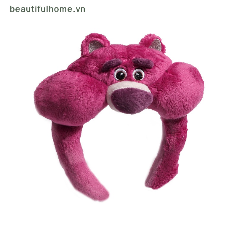 [beautifulhome] Băng Đô Lông Xù Kiểu Hoạt Hình Gấu Đáng Yêu Dành Cho Rửa Mặt / Trang Điểm Tiệc Tùng [beauty]