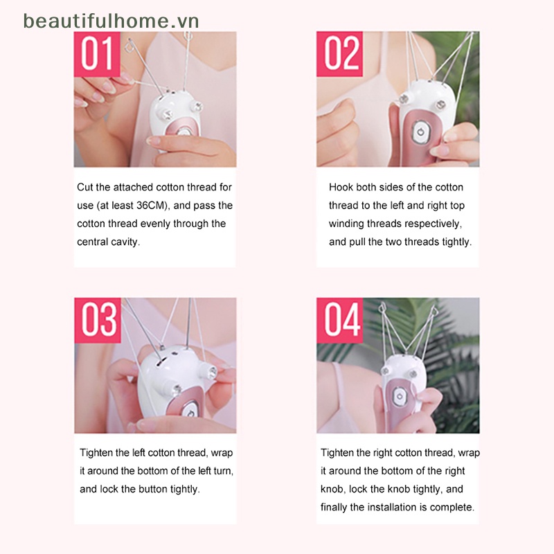 Cuộn Chỉ Cotton Tẩy Lông Cơ Thể Tiện Dụng
