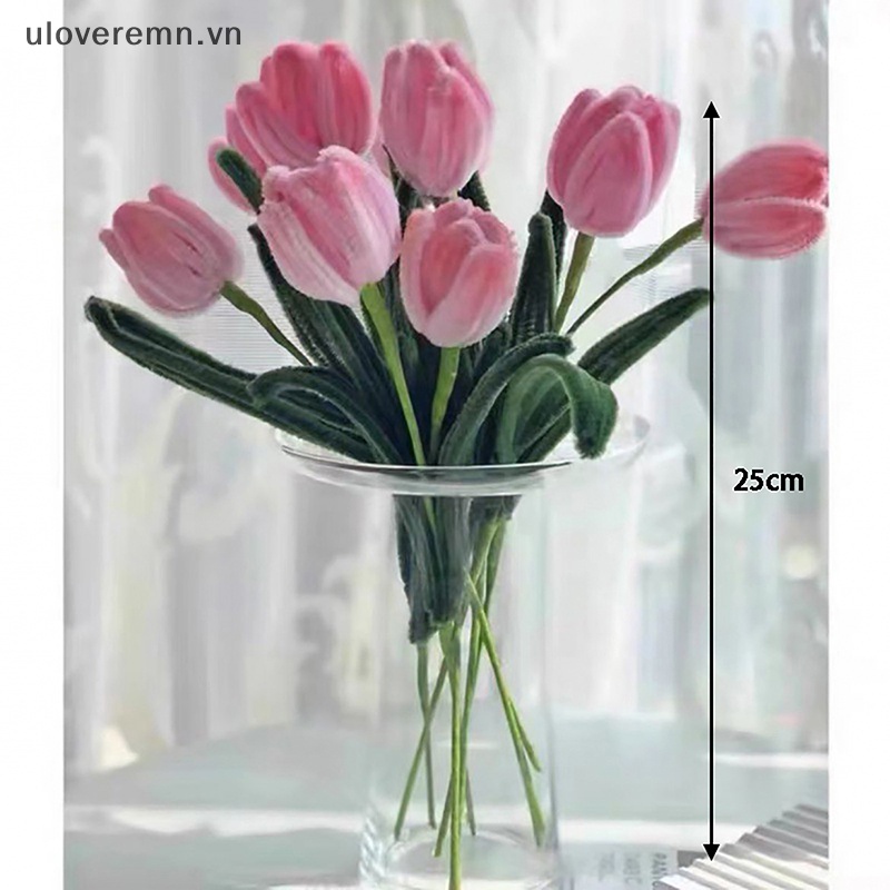 1 Đèn Ngủ Mô Phỏng Hoa Tulip Trang Trí Nội Thất