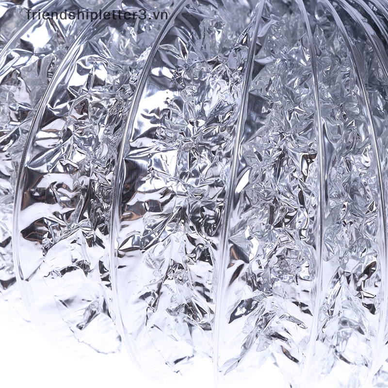 Ống Xả Khí Bằng Nhôm 1.5M 4inch Linh Hoạt Dài 1.5M