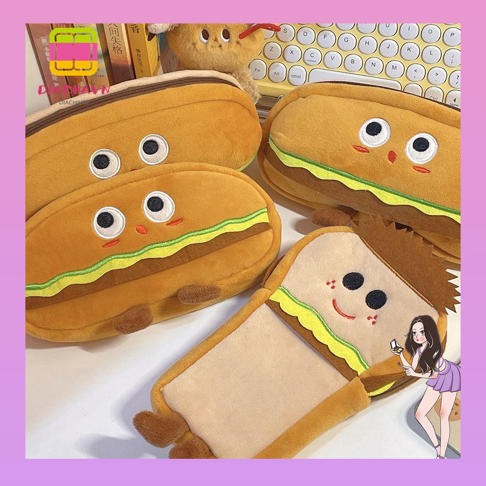 Túi Đựng Bút Hình Hamburger Vui Nhộn Ốp