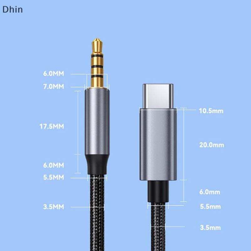 Cáp Chuyển Đổi Type C Sang 3.5mm Aux Chuyên Dụng Cho Loa Xe Hơi