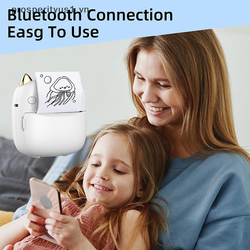 1 [prosperityus1] 10 Cuộn Nhãn Dán Nhiệt Tự Dính Dùng Trang Trí Ảnh Perip [VN]