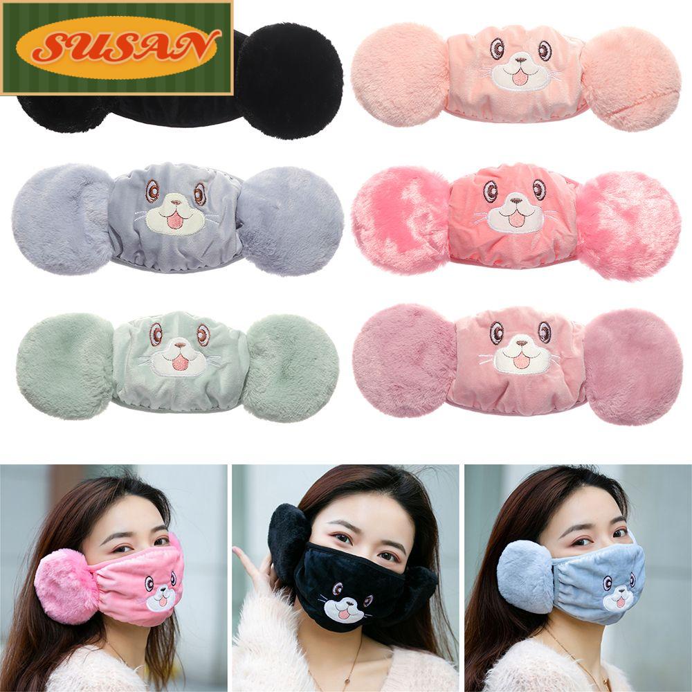 Vỏ Bọc Tai Nghe Chất Liệu Cotton Dày Dặn Ấm Áp Thời Trang Thu Đông