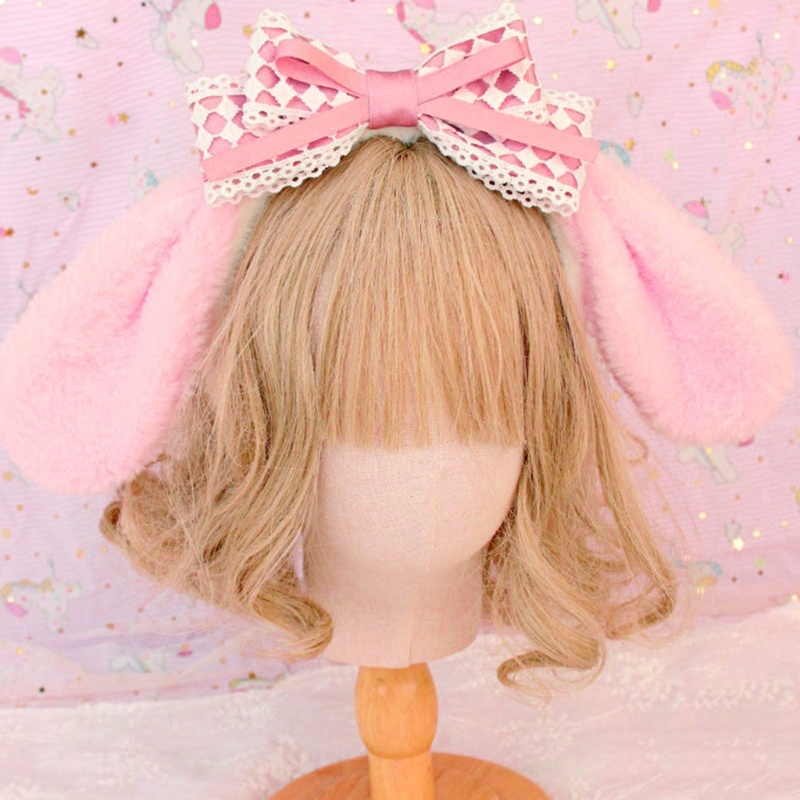 Băng Đô Cài Tóc Hình Tai Thỏ Melody Dễ Thương