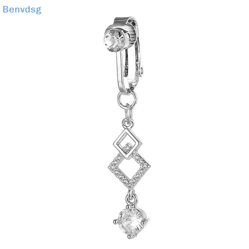 Benvdsg > Khuyên Rốn Đính Đá Zircon Giả Không Cần Khoan Lỗ Thời Trang Làm Quà Tặng Trang Sức Cho Nữ