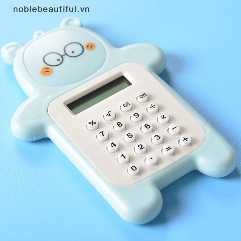 Máy Tính Bỏ Túi mini 8 Ngăn Họa Tiết Hoạt Hình Sáng Tạo