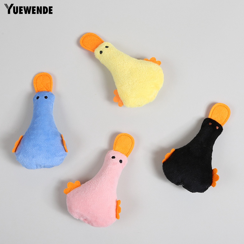 Vịt Nhồi Bông YQ.E Có Âm Thanh Dễ Thương Cho Mèo Cưng