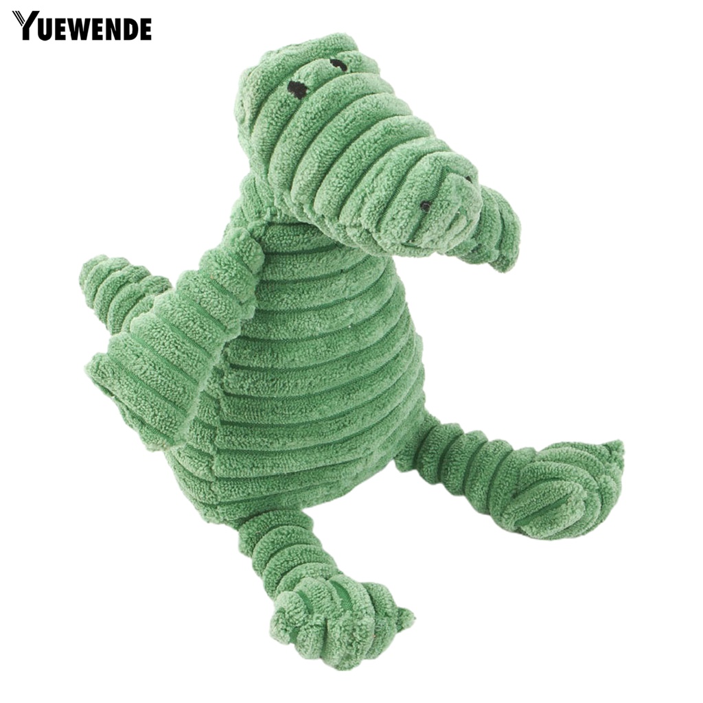 Đồ Chơi Cá Sấu Nhồi Bông Mềm Mại Phát Ra Âm Thanh Chống Cắn Cho Cún Cưng