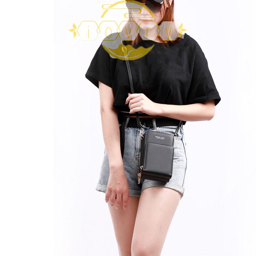 Túi Đeo Chéo Da PU In Chữ Phong Cách Vintage Thời Trang Cho Nữ