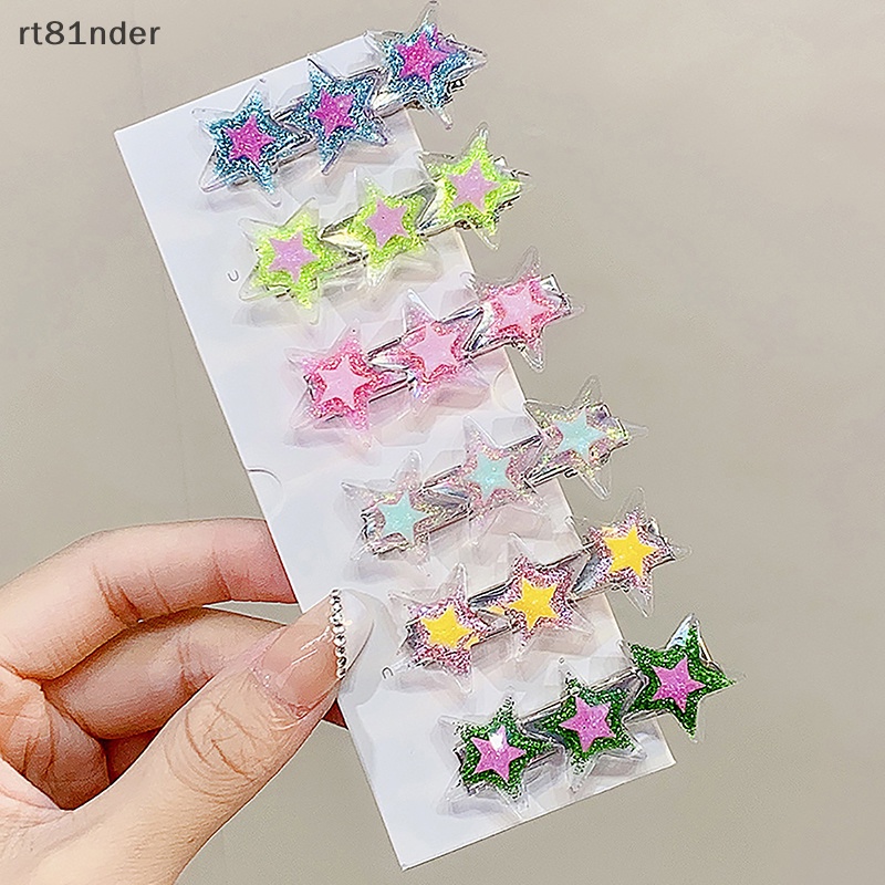 Kẹp Tóc Hình Ngôi Sao Trong Suốt Lấp Lánh Thời Trang Cho Nữ